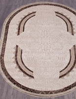 Ковер Armina 04048 dark brown овал