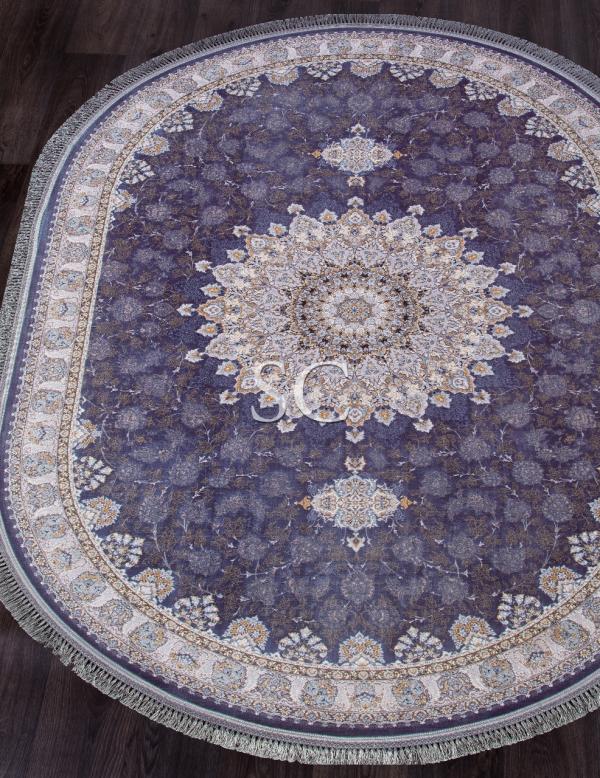 Ковер Иранский Farsi 1200 G253 blue-C овал