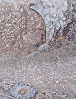 Ковер Иранский Farsi 1200 G252 light grey овал