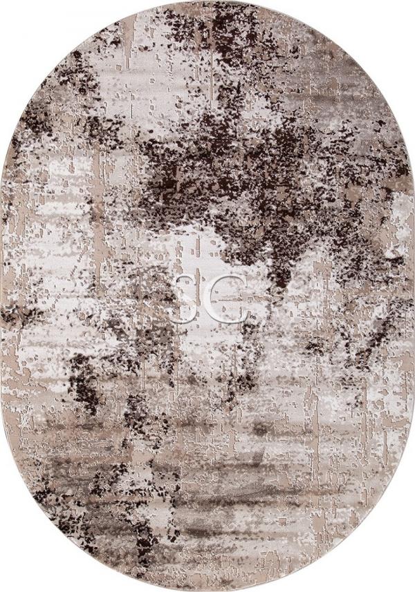 Ковер Armina 04047 dark brown овал - картинка 1